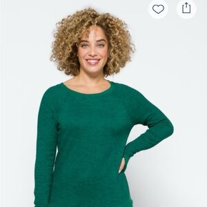 Threads 4 Thought Forest Green Long Sleeve Tee